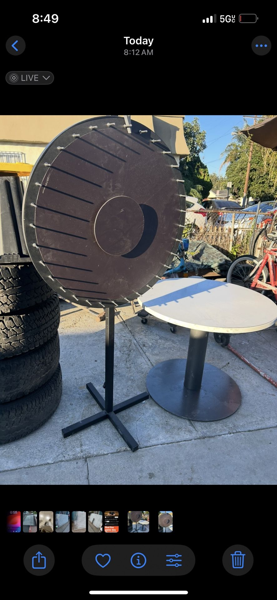 Spinning Prize Wheel