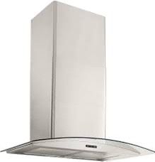 Broan EW4636SS Convertible Wall Mount Curved Glass Chimney Range Hood