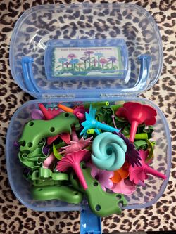 Kids Floral Arrangement Building Toy Set