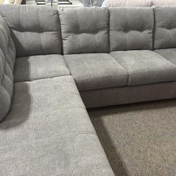 OM• $38 Initial • Brand New Marleton 2 Piece Sectional With Chaise 