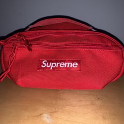 Red Supreme Shoulder Hang bag 