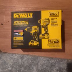DeWalt Atomic Compact Series Brushless Two Tool Combo Kit 20V MAX Brushless