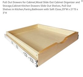 Pull Out Drawers for Cabinet,Wood Slide Out Cabinet Organizer and Storage,Cabinet Kitchen Drawers Slide Out Shelves, Pull Out Shelves in Kitchen,Pantr