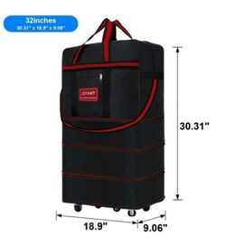 EXPANDABLE DUFFLE LUGGAGE BAG