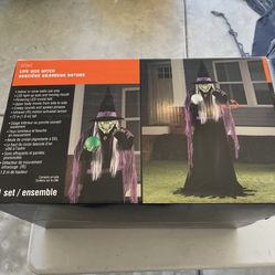 Halloween Life Size Witch Decor
