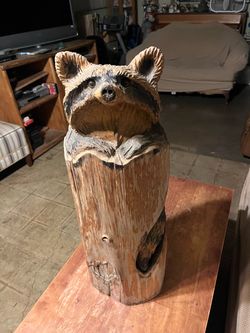 Raccoon Log