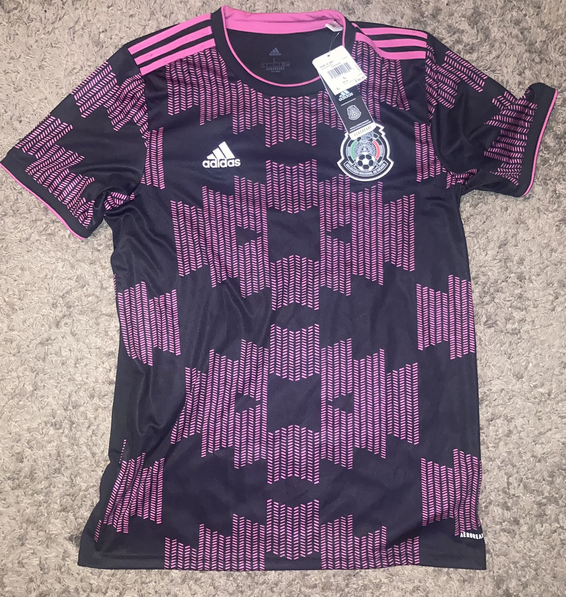 New Adidas (L) Mexico Edson Alvarez Jersey