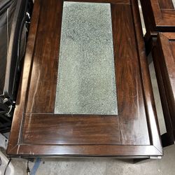 Beautiful German Coffee Table And End Tables Set