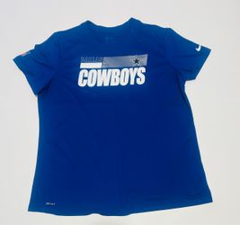 Dallas Cowboys Shirt Mens XL Blue NFL Football Dri-FIT Short Sleeve Tee Nike