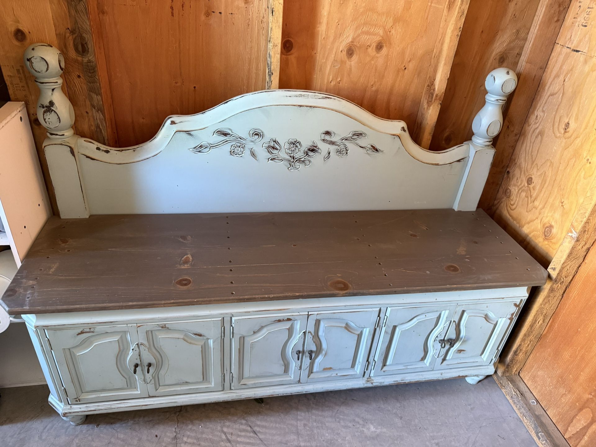 Rustic Farmhouse Bench