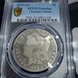 1879 CC Morgan Silver Dollar 