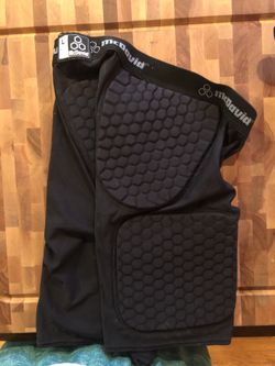 Padded compression shorts