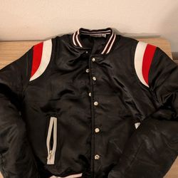 Mnmi Black Polyester Jacket Size Medium 