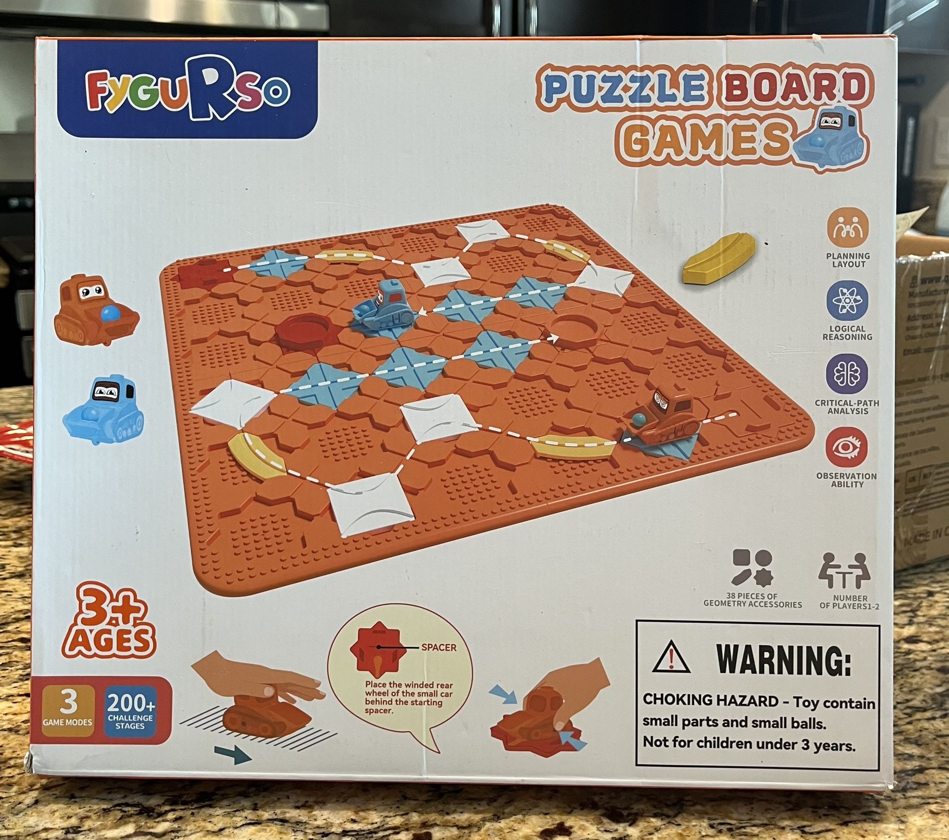 New In Box! Stem Road Builder Montessori Toy SO MUCH FUN! (Ages3-10) (Moving Vehicles) $20 (#C-135)