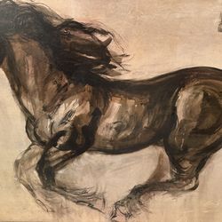 E’Talon or Grand Stallion Print by Artist Mei