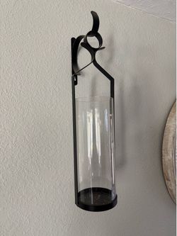 Wall hanging candle lanterns