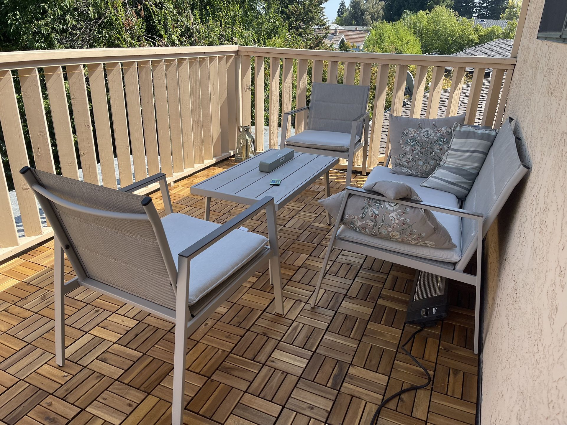 Deck Patio Wood Flooring Tiles
