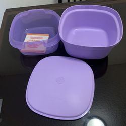 Tupperware con colador.