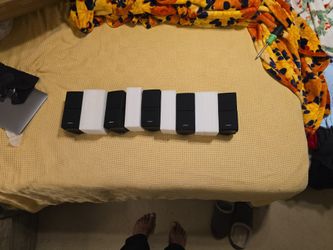 Bose Acoustimass Lifestyle Double Cube Speakers Black SET OF 5