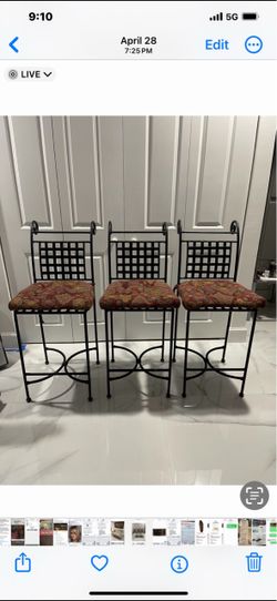 Beautiful metal chairs