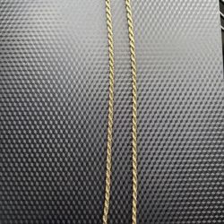 Gold Plated Rope Chain 