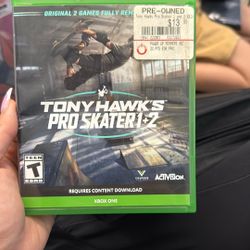 Tony hawk Pro Skater 1-2 For Xbox One