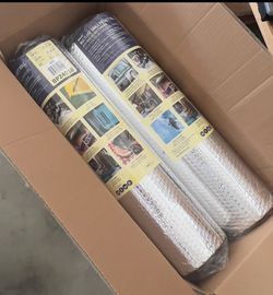 6 new rolls of insulation