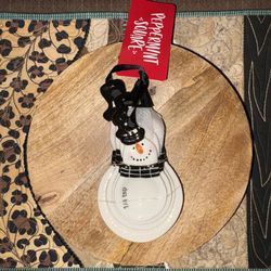 Peppermint Square Snowman Measuring Spoons