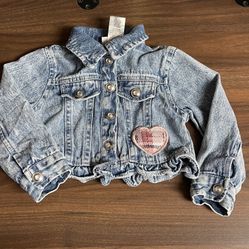 Adorable Embellished Jeans Jacket 