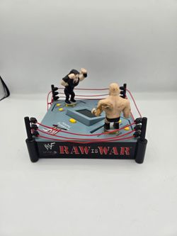 WWF Raw Is War Electronic Wrestling Ring Game