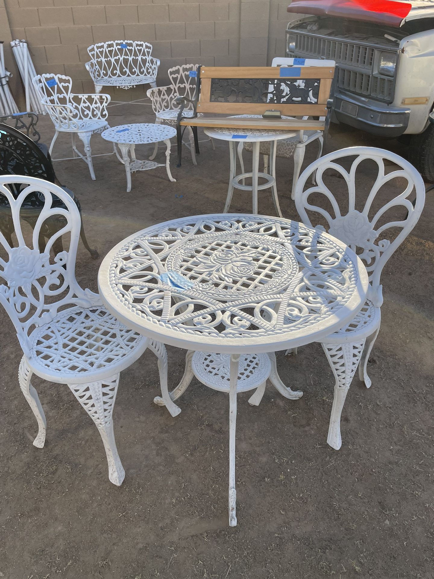 $250.Metal Patio Furniture, Tables , Chairs, Branch, Furniture, Va