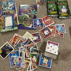 Pokemon Japanese 1(contact info removed) Amada Stickers And Goodies (200+ Count)