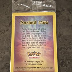 Ancient Mew Pokemon Card