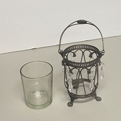 Home Interiors  Metal Candle Holder 