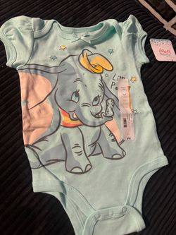 Disney Baby Dumbo Onesie 12 Months