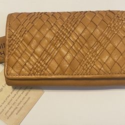 Woven Leather Wallet 