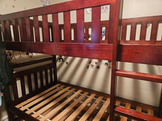 Twin Bunk Bed Frame with Storage Drawer