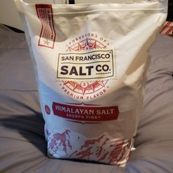 20 Lb bag of Pink Himalayan Salt