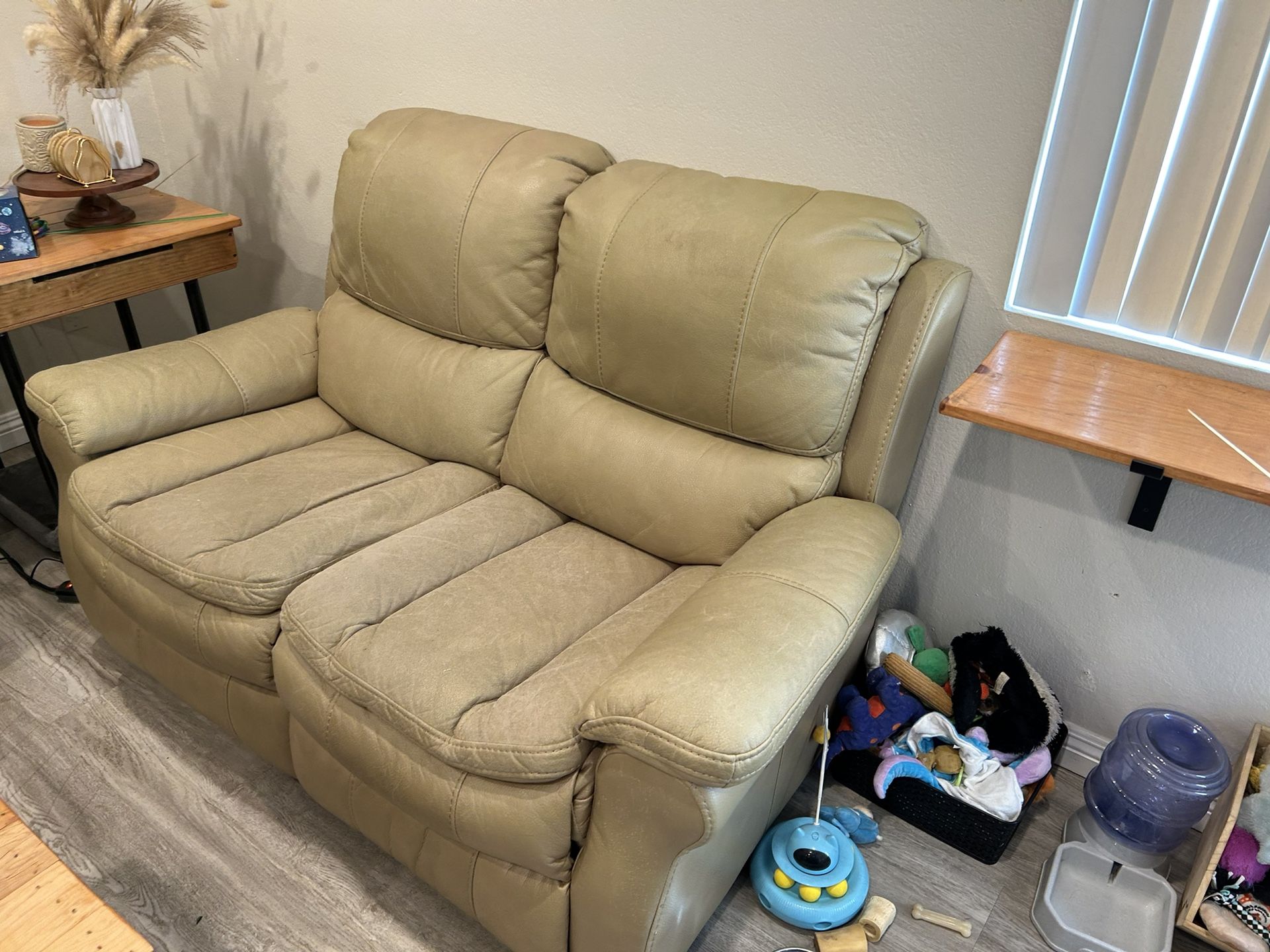 Couch + Loveseat (both with Foot Recliners)