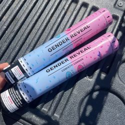 Gender Reveal Confetti Cannons ( Girl / Pink)