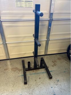 Weight tree and barbell holder