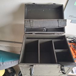 Vintage US Military Officer's Field  Mess Kit Chest