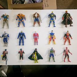 90's Toy Biz X-Men Action figure lot x 15