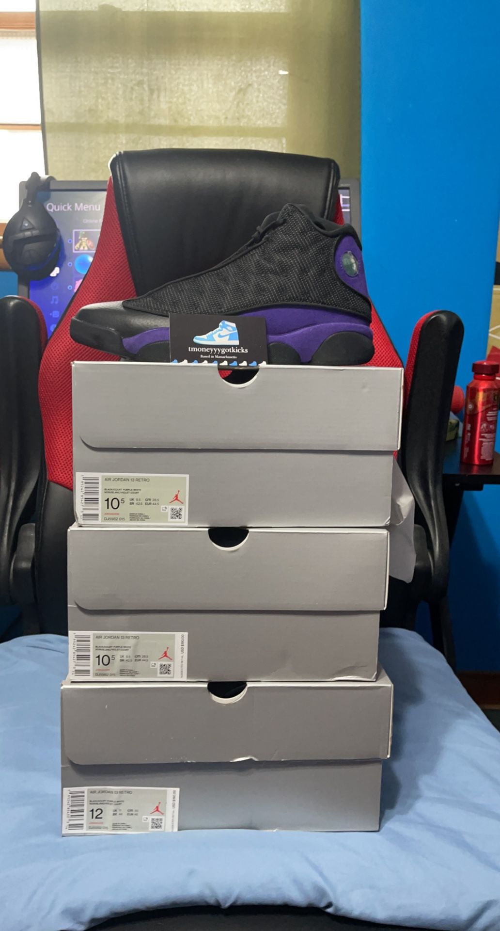 Jordan 13 Court Purple