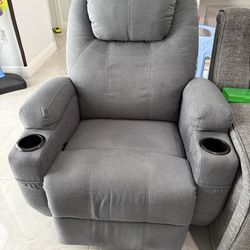 Recliner,Modern Fabric Rocking Chair