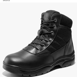 NORTIV 8 Men's Waterproof Tactical Work Boots Leather Outdoor Hiking Military New Size 7 $30.00