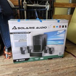 Solaris Audio S-550 5.1 Home Theater System.