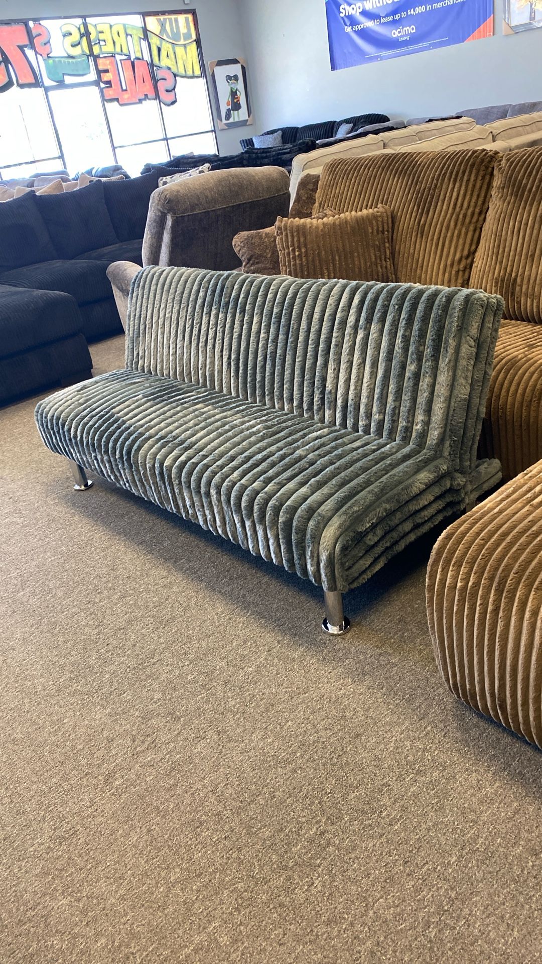 Brand New Grey Or Black Futon Super Plush $299 Special