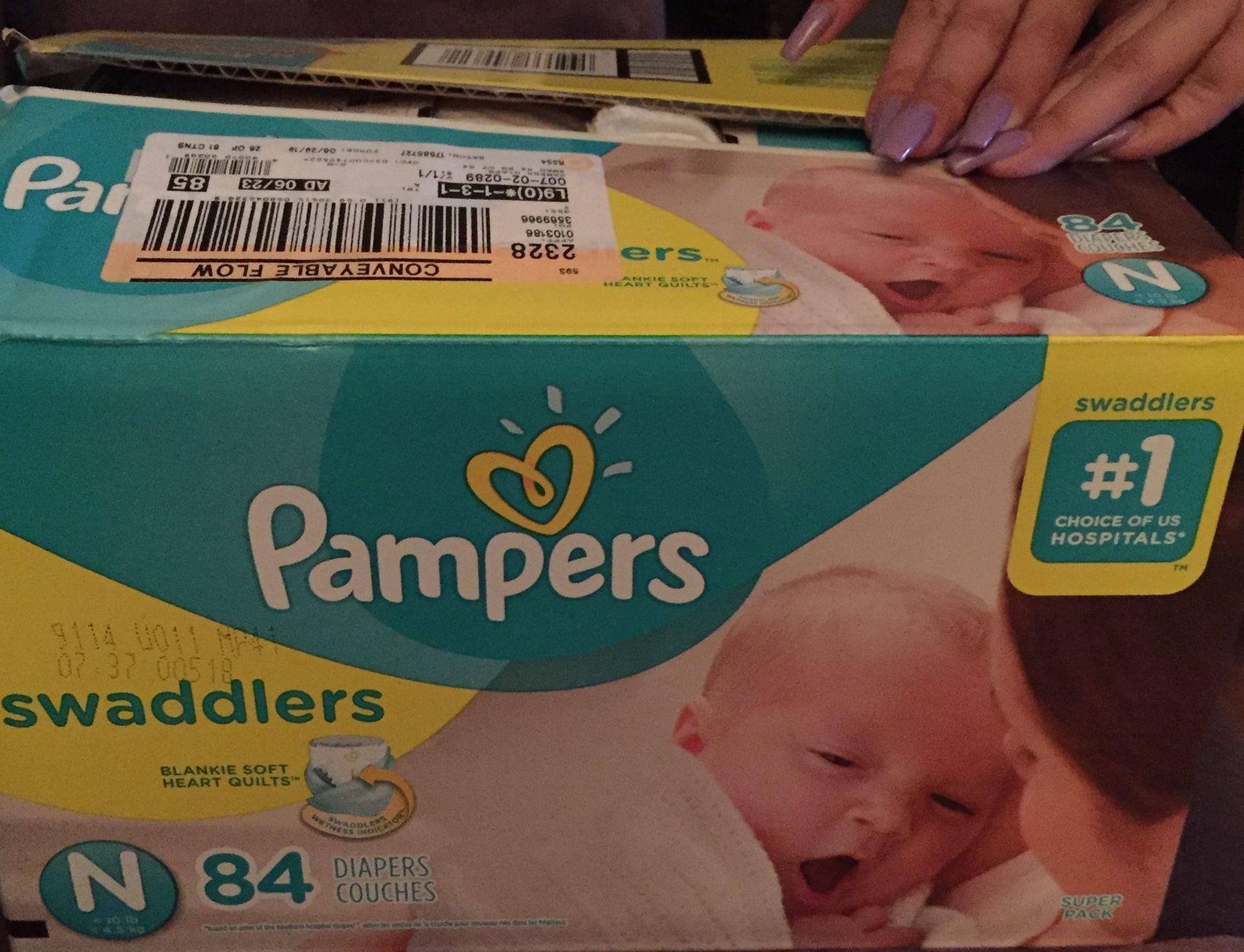 Pamper baby diapers
