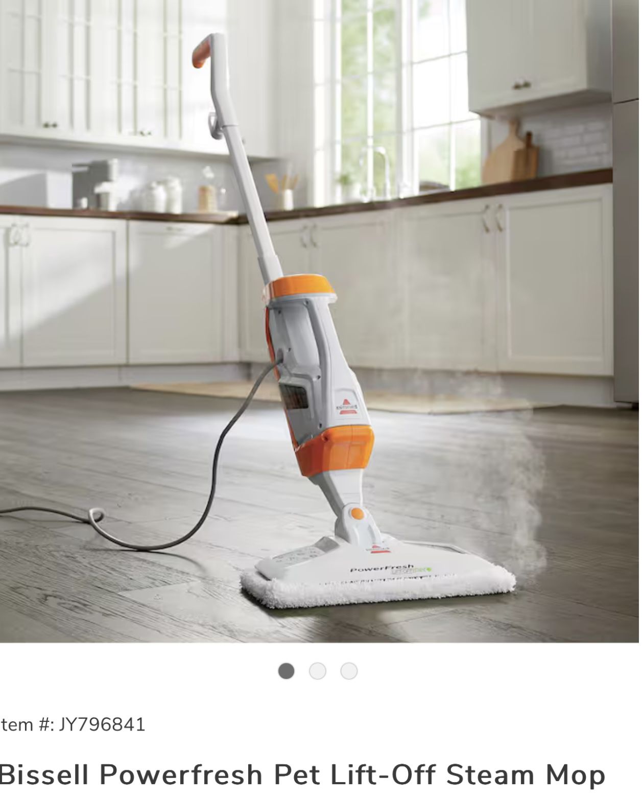 Bissell Powerfresh Steam Mop